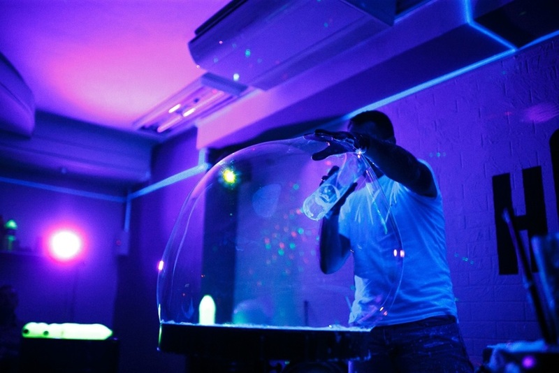 Фосфор шоу мыльных пузырей